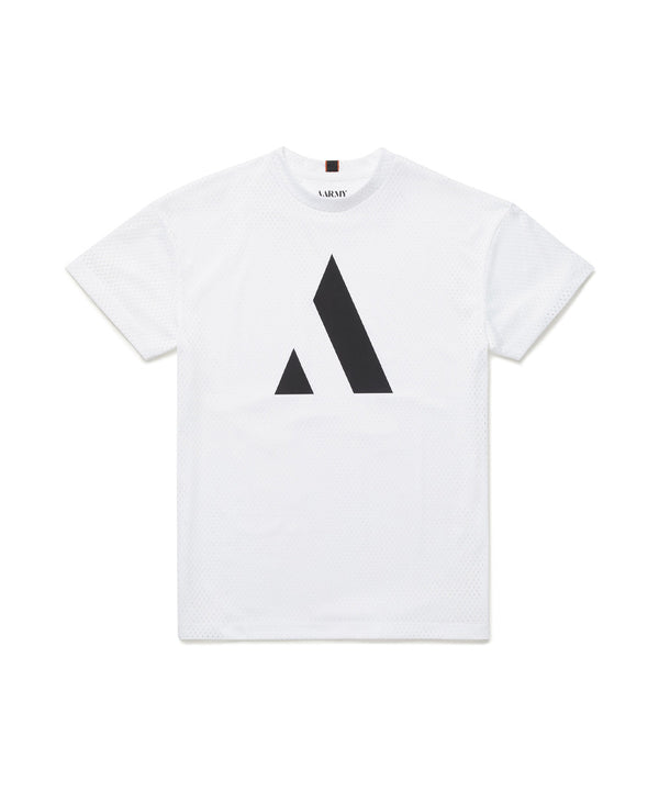 [Clove]★Mesh Jersey T-Shirt Oversized Fit Printed Mesh T-shirt - Black/LA - Men | H&M CA