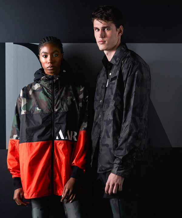 COLOR BLOCK WARM UP JACKET AARMY