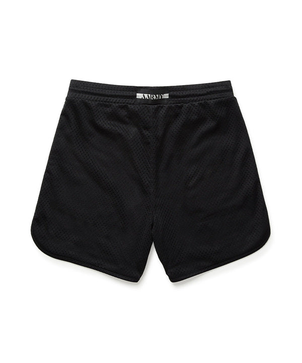 Black mesh basketball best sale shorts
