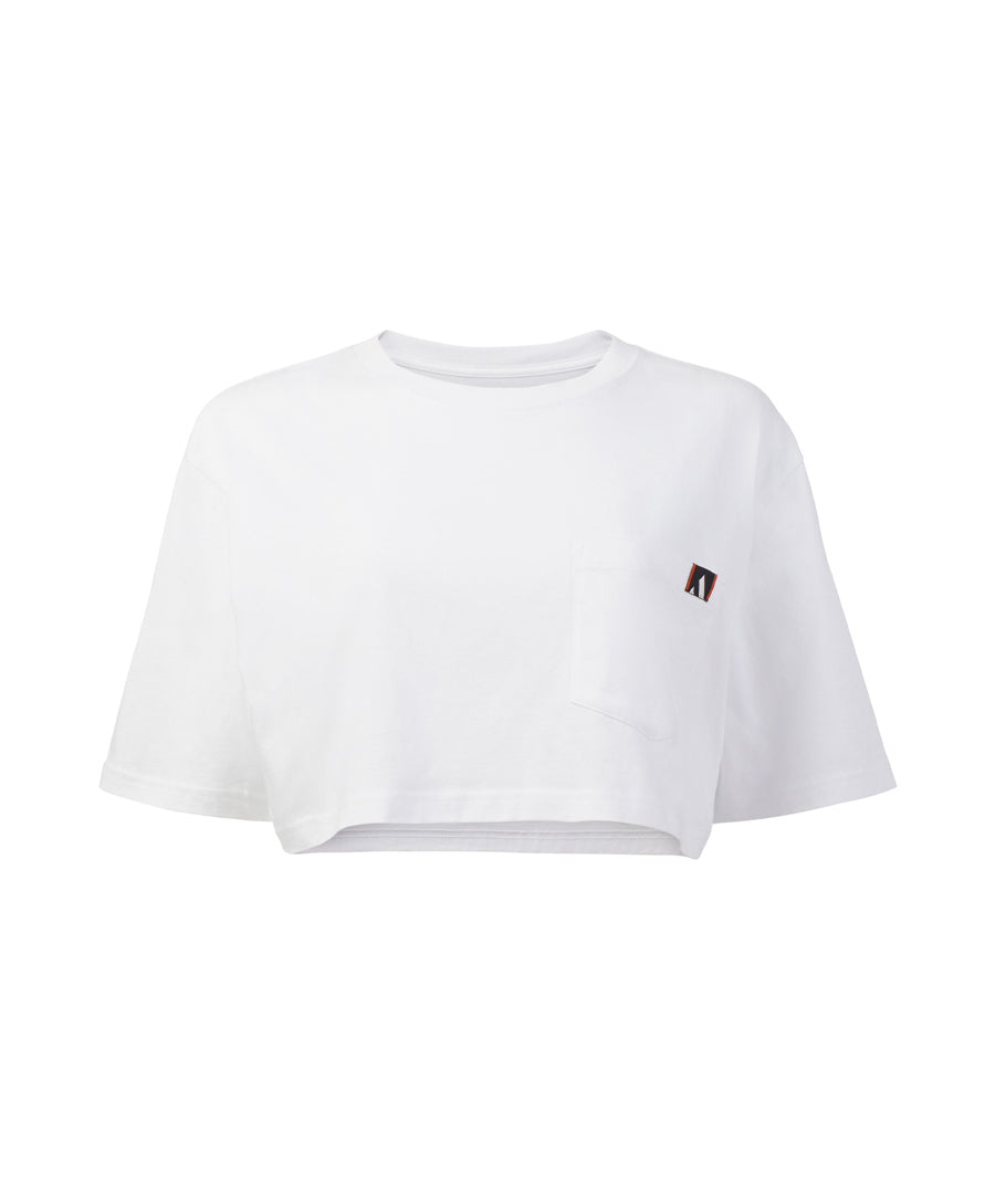 CROP POCKET TEE