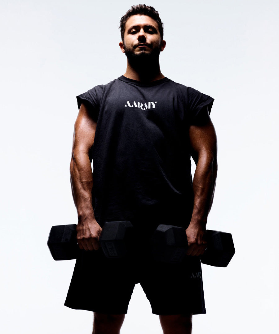 FEAR OF GOD X AARMY REVERSE SHORT SLEEVE TEE